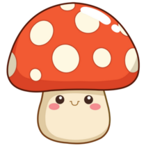 Kawaii Mushroom Sticker