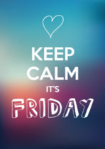 Keep Calm It's Friday Sticker