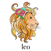 Leo And The Flower Of Astrology leo Sticker