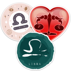 Libra Stickers