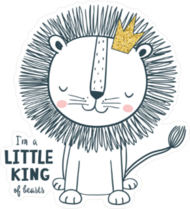 Little King Baby Sticker