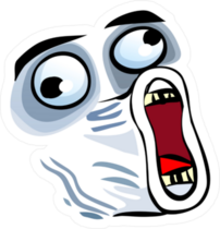 LOL Trollface Meme Sticker