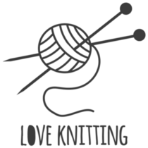 Love Knitting Sticker