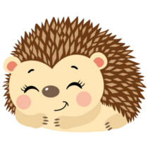 Loving Hedgehog Sticker