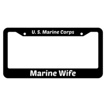 Marine Wife United States Marine Corps License Plate Frame