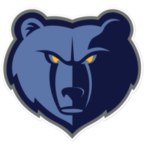 Memphis Grizzlies NBA Logo Sticker