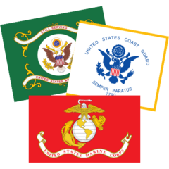 Military Flag Stickers