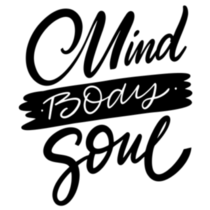 Mind Body Soul Motivational Lettering Sticker