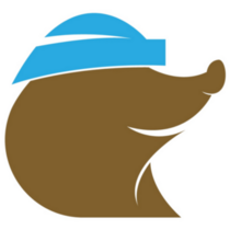 Mole Hat Logo Sticker