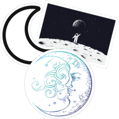 Moon Stickers