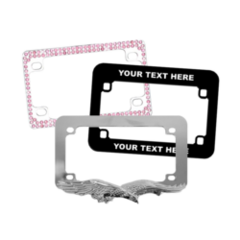 Motorcycle License Plate Frames