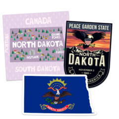 North Dakota Stickers