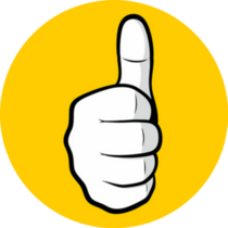 Ok Hand Thumbs Up Sticker