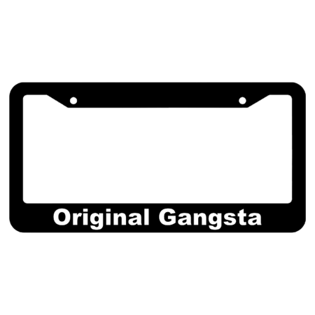 Original Gangsta License Plate Frame