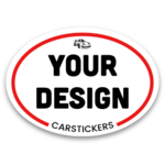 Custom Oval Stickers