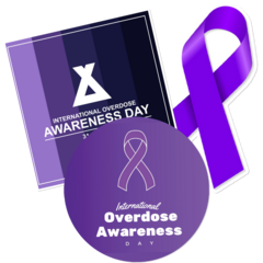 Overdose Awareness Stickers