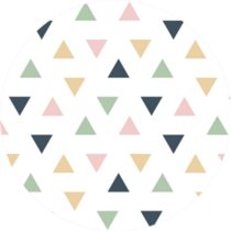 Pastel Pattern Of Geometrical Abstract Arrows Sticker