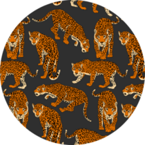 Pattern With Wild Cheetahs Sticker