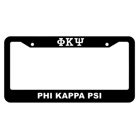 Phi Kappa Psi License Plate Frame