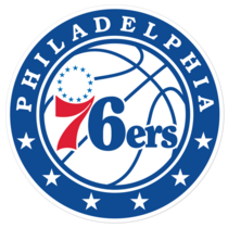 Philadelphia 76ers NBA Logo Sticker