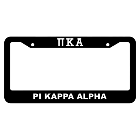 Pi Kappa Alpha License Plate Frame