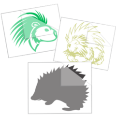 Porcupine Stickers