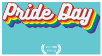 Pride Day Text Sticker