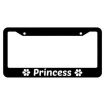 Princess with Flowers License Plate Frame