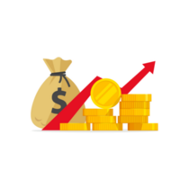 Profit Illustration Sticker