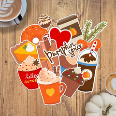 Pumpkin Spice Everything Sticker Bundle