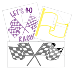 Racing Flags Stickers