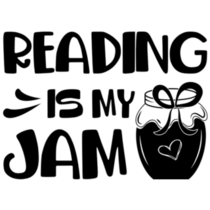 Reading Is My Jam Book Lettering Sticker