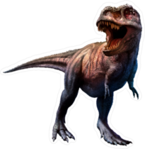 Realistic Tyrannosaurus Rex Sticker