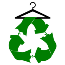 Recycle Clothes Icon Thrift Sticker