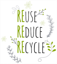 Reduce Reuse Recycle Sticker