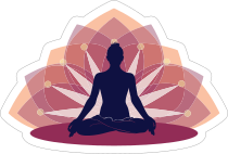 Relaxing Yoga Lotus Sticker