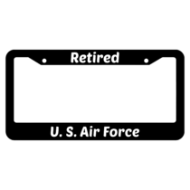 Retired United States Air Force License Plate Frame