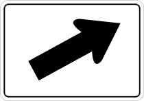 Right Diagonal Arrow Sticker