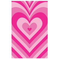 Romantic Lovecore Pink Heart 00s Sticker