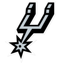 San Antonio Spurs NBA Logo Sticker