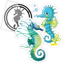 Seahorse Stickers