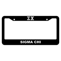 Sigma Chi License Plate Frame