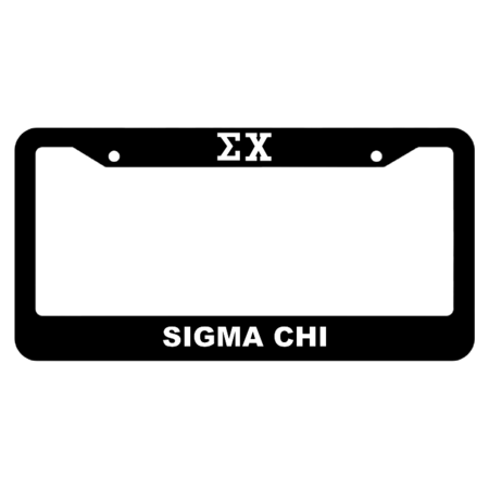 Sigma Chi License Plate Frame