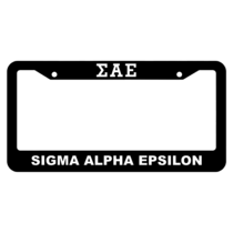 Sigma Phi Epsilon License Plate Frame