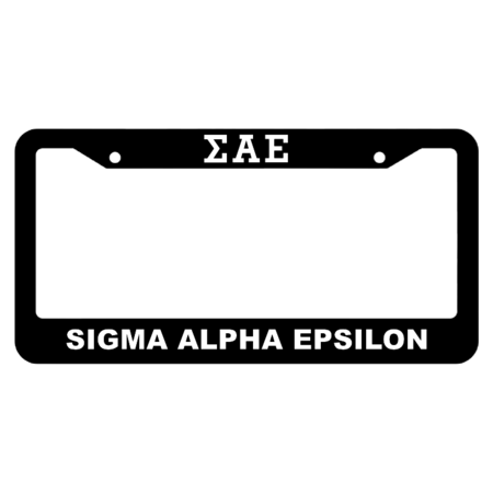 Sigma Phi Epsilon License Plate Frame