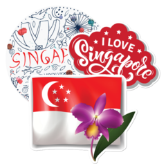 Singapore Stickers