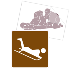 Sledding Stickers