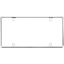 Slim Chrome Rim License Plate Frame