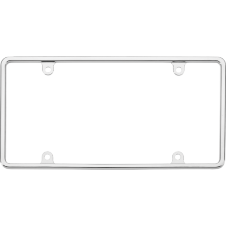 Slim Chrome Rim License Plate Frame