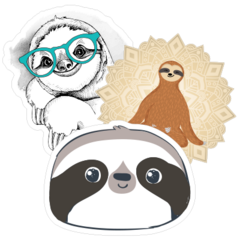 Sloth Stickers